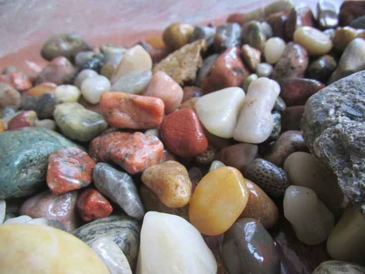Gemstones rocks, and fossils found on the shores of Lake Huron